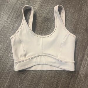 ALLFENIX | Contour Sports Bra Workout Top - Small Beige